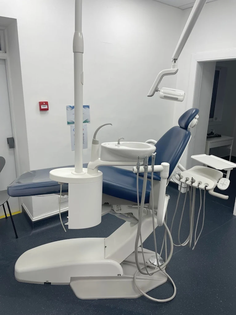 Modern dental treatment room at The Perth Dental Centre in Perth, Scotland